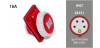 Base inclin. IP67 16A-380/415V 3P+N+T