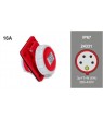 Base inclin. IP67 16A-380/415V 3P+N+T