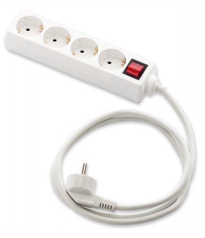 Base mult.eco.4 T.INT.TTL 16A 250V 1,5m