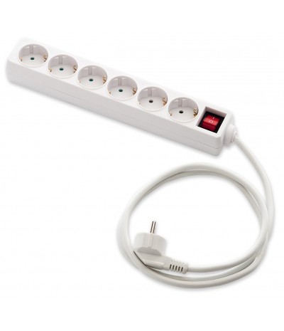 Base mult.eco.6 T.INT.TTL 16A 250V 1,5m