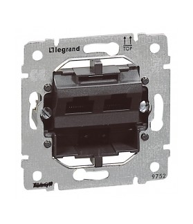 Doble toma RJ45 C6 UTP Galea