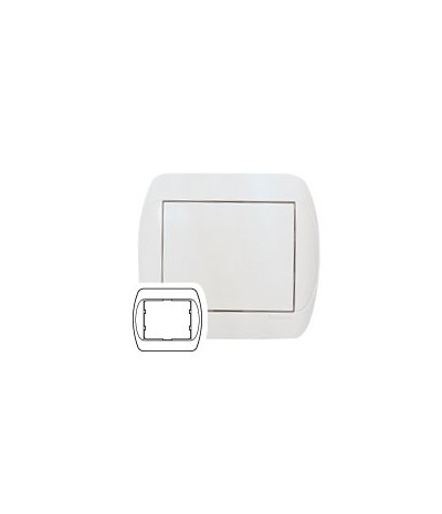 Marco 1 Elemento 82x90mm Galea Blanco