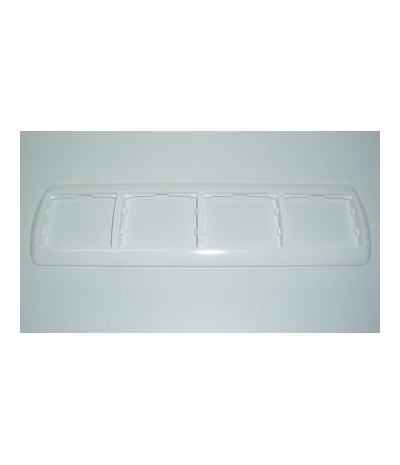 Marco 4 Elementos Horizontal 82x303mm Galea Blanco