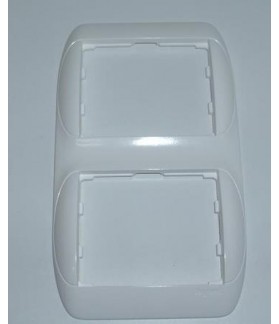 Marco 2 Elementos Vertical 153x90mm Galea Blanco