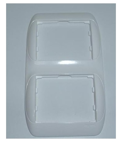 Marco 2 Elementos Vertical 153x90mm Galea Blanco