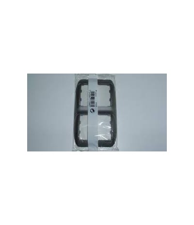 Marco 2 Elem. Vert. 153x90mm Galea Acero