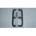 Marco 2 Elem. Vert. 153x90mm Galea Acero