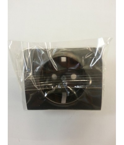 Tapa Met. Acero P/Toma 2P+T Lat. Galea