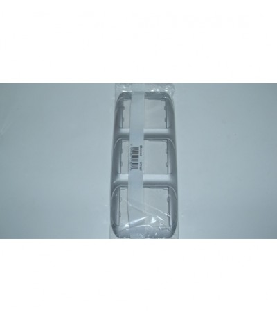 Marco 3 Elem. Vert. 224x90mm Galea Alum.