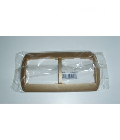 Marco 2 Elem. Horiz. 82x161mm Galea Bronce