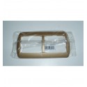 Marco 2 Elem. Horiz. 82x161mm Galea Bronce