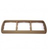 Marco 3 Elem. Horiz. 82x232mm Galea Bronce