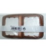 Marco 2 Elem. Vert. 153x90mm Galea Cobre