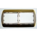 Marco 2 Elem. 82x161mm Horiz. Galea Oro-Arena