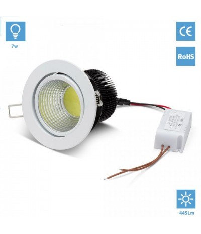 Empotrable 7W Blanco LED