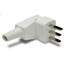 Clavija c/toma tierra 25A-250V BL.