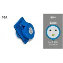 Base inclin.IP44 S.11 16A-220/240V 2P+T